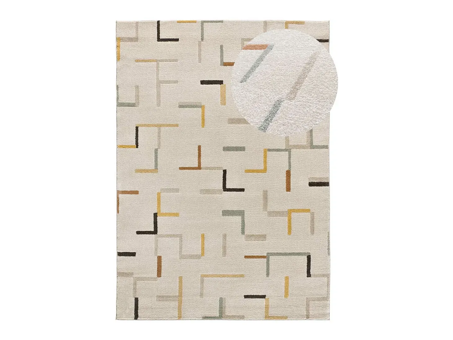 Alfombra interior - geométrico - multicolor - 120 x 170 cm - DOMUS