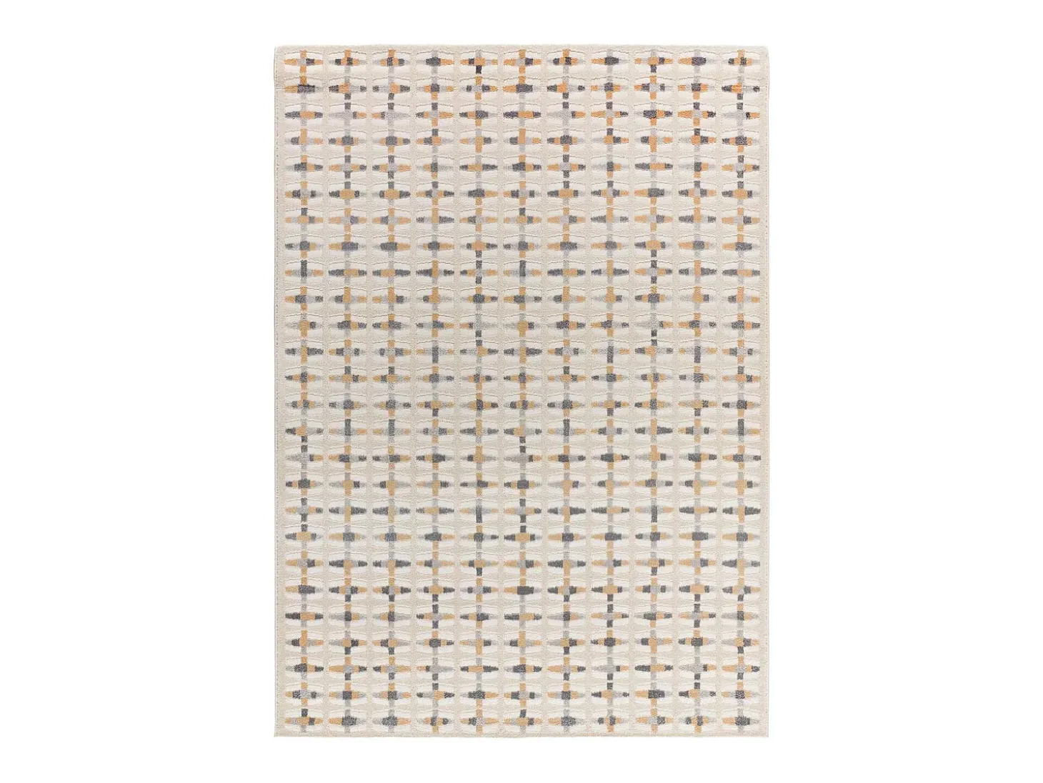 Alfombra interior - geométrico con relieve - multicolor - 200 x 290 cm - BARESA