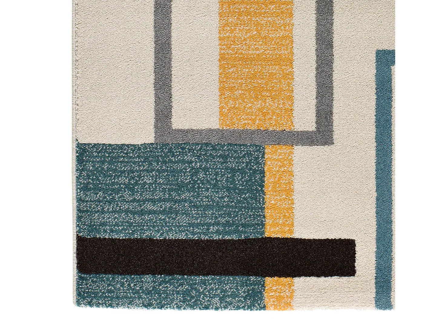 Alfombra interior - geométrico - multicolor - 80 x 150 cm - DEBBI