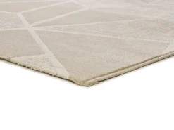 Alfombra interior - geométrico - blanco - 133 x 190 cm - SENSATION