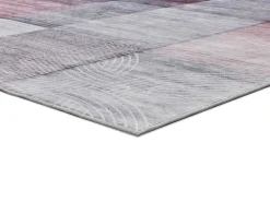 Alfombra interior - geométrico - gris - 140 x 200 cm - CLASS