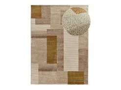 Alfombra interior - geométrico - multicolor - 140 x 200 cm - MELFI