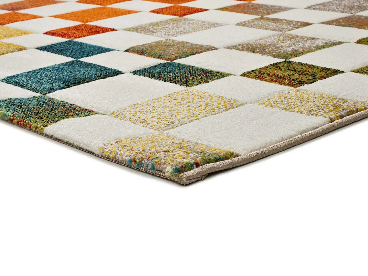 Alfombra interior - geométrico - multicolor - 160 x 230 cm - BRUNEI