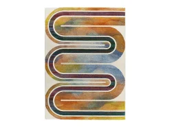 Alfombra interior - geométrico - multicolor - 160 x 230 cm - SYBIL