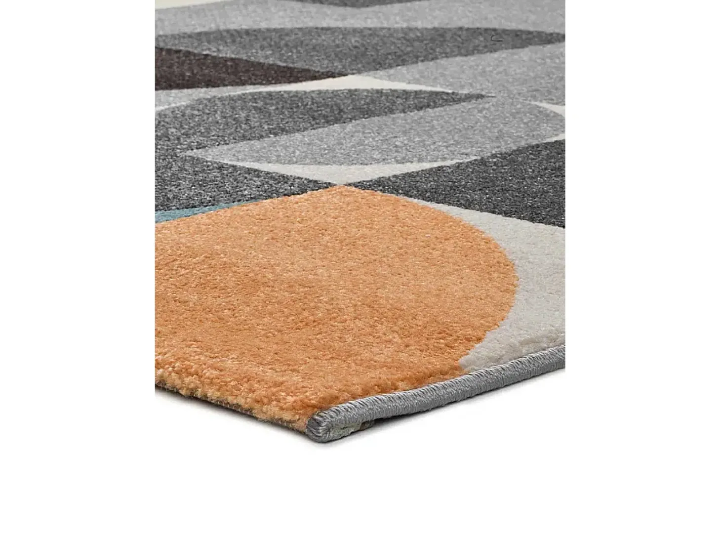 Alfombra interior - geométrico - multicolor - 57 x 110 cm - DELTA