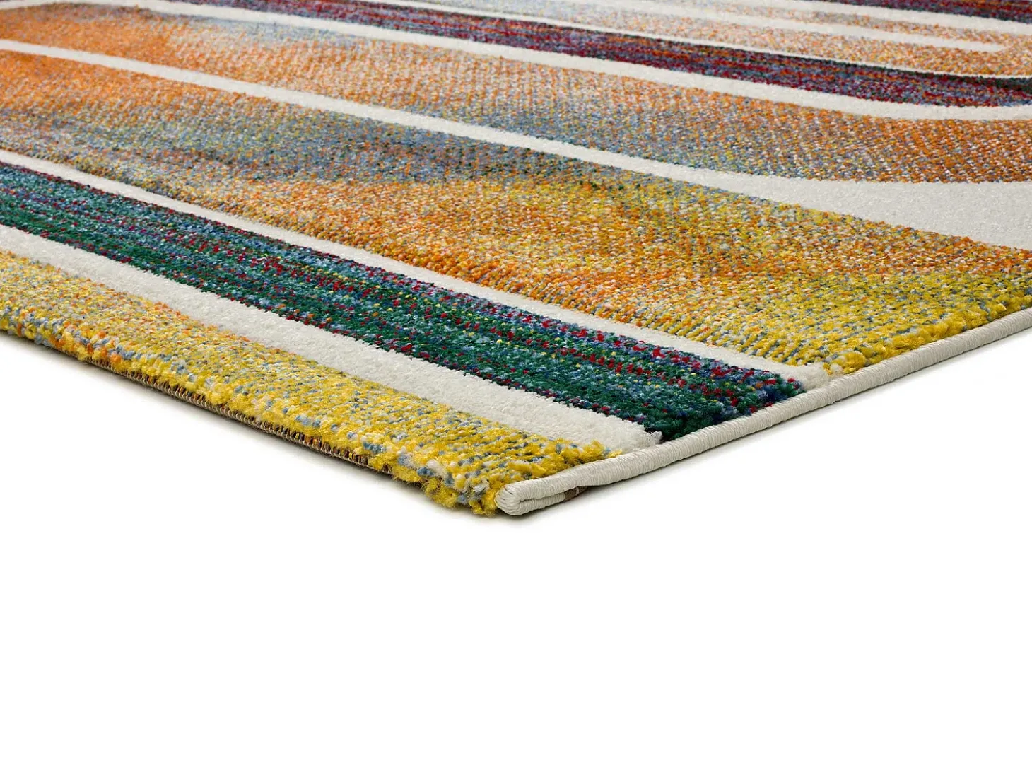 Alfombra interior - geométrico - multicolor - 140 x 200 cm - SYBIL