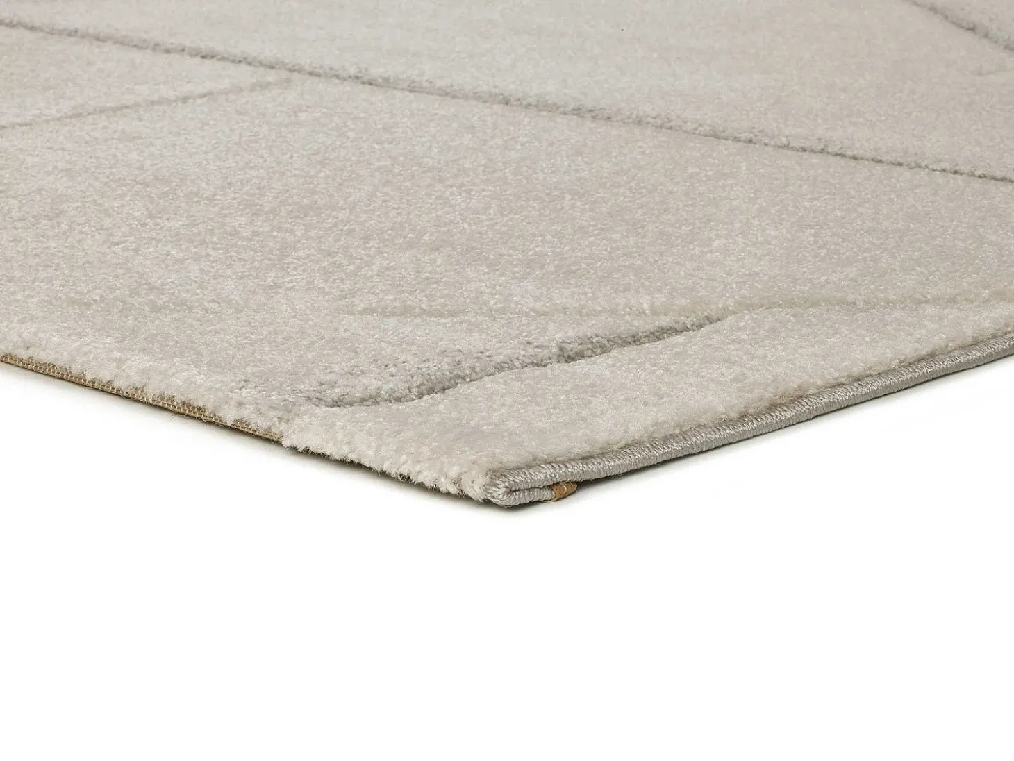 Alfombra interior - geométrico - crema - 160 x 230 cm - LENA