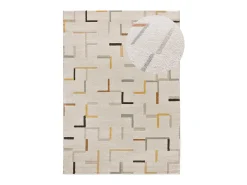 Alfombra interior - geométrico - multicolor - 80 x 150 cm - DOMUS