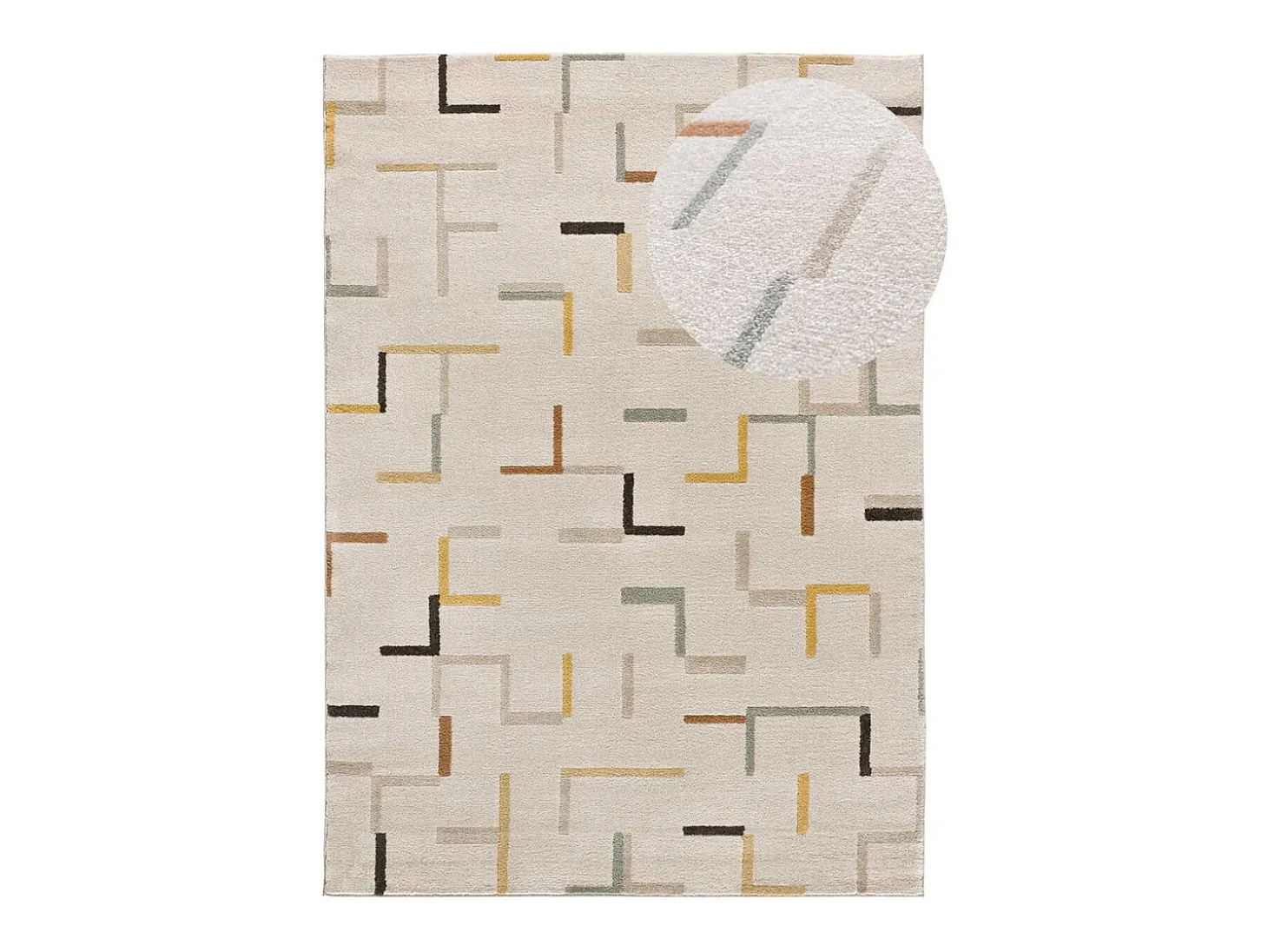 Alfombra interior - geométrico - multicolor - 80 x 150 cm - DOMUS