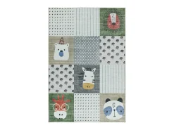 Alfombra interior - infantil animales - multicolor - 120 x 170 cm - CANDY