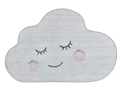 Alfombra interior - infantil nube - plata - 80 x 120 cm - CANDY