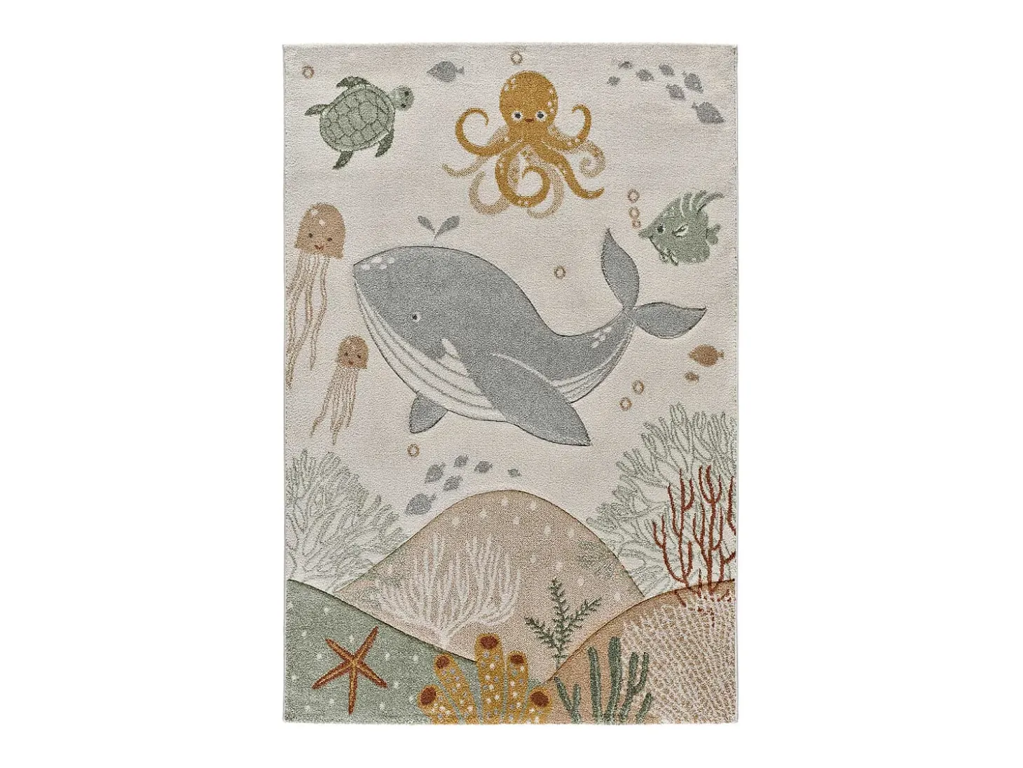 Alfombra interior - infantil animales - multicolor - 120 x 170 cm - BALLOON