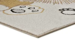 Alfombra interior - infantil león - blanco - 120 x 170 cm - BEATS