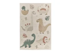 Alfombra interior - infantil dinosaurios - multicolor - 120 x 170 cm - CLOWN