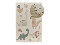 Alfombra interior - infantil dinosaurios - multicolor - 120 x 170 cm - CLOWN