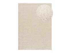Alfombra interior - liso - blanco - 200 x 290 cm - PETRA