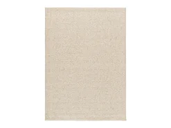 Alfombra interior - liso - blanco - 160 x 230 cm - PETRA