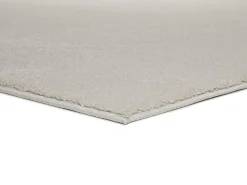 Alfombra interior - liso - blanco - 80 x 150 cm - MONTANA