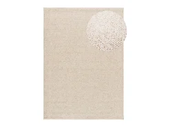 Alfombra interior - liso - blanco - 120 x 170 cm - PETRA