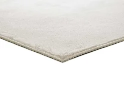 Alfombra interior - liso - blanco - 60 x 100 cm - CORALINE