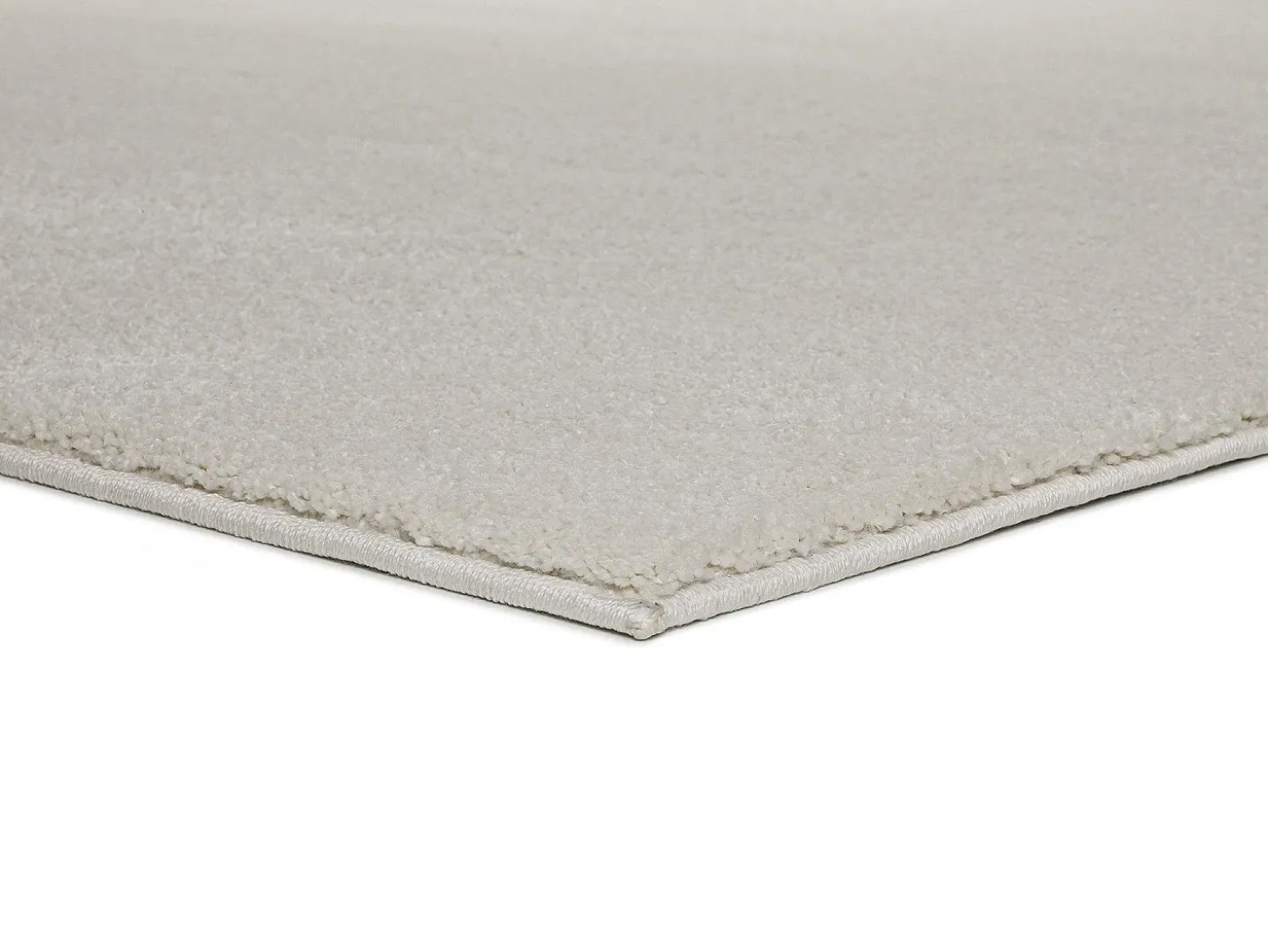 Alfombra interior - liso - blanco - 140 x 200 cm - MONTANA