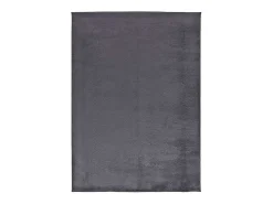 Alfombra interior - liso - antracita - 80 x 150 cm - CORALINE