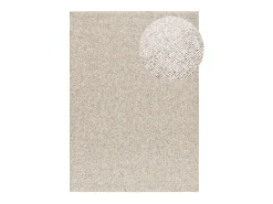 Alfombra interior - liso - crema - 160 x 230 cm - PETRA