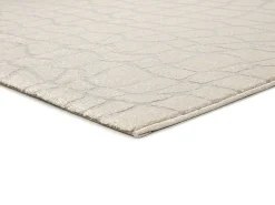 Alfombra interior - moderno con relieve - plata - 133 x 190 cm - BARESA