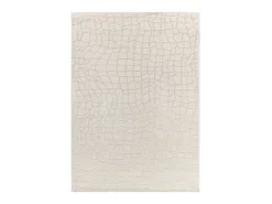 Alfombra interior - moderno con relieve - plata - 80 x 150 cm - BARESA