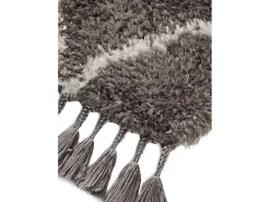 Alfombra interior - shaggy liso - gris - 120 x 170 cm - SAMIRA