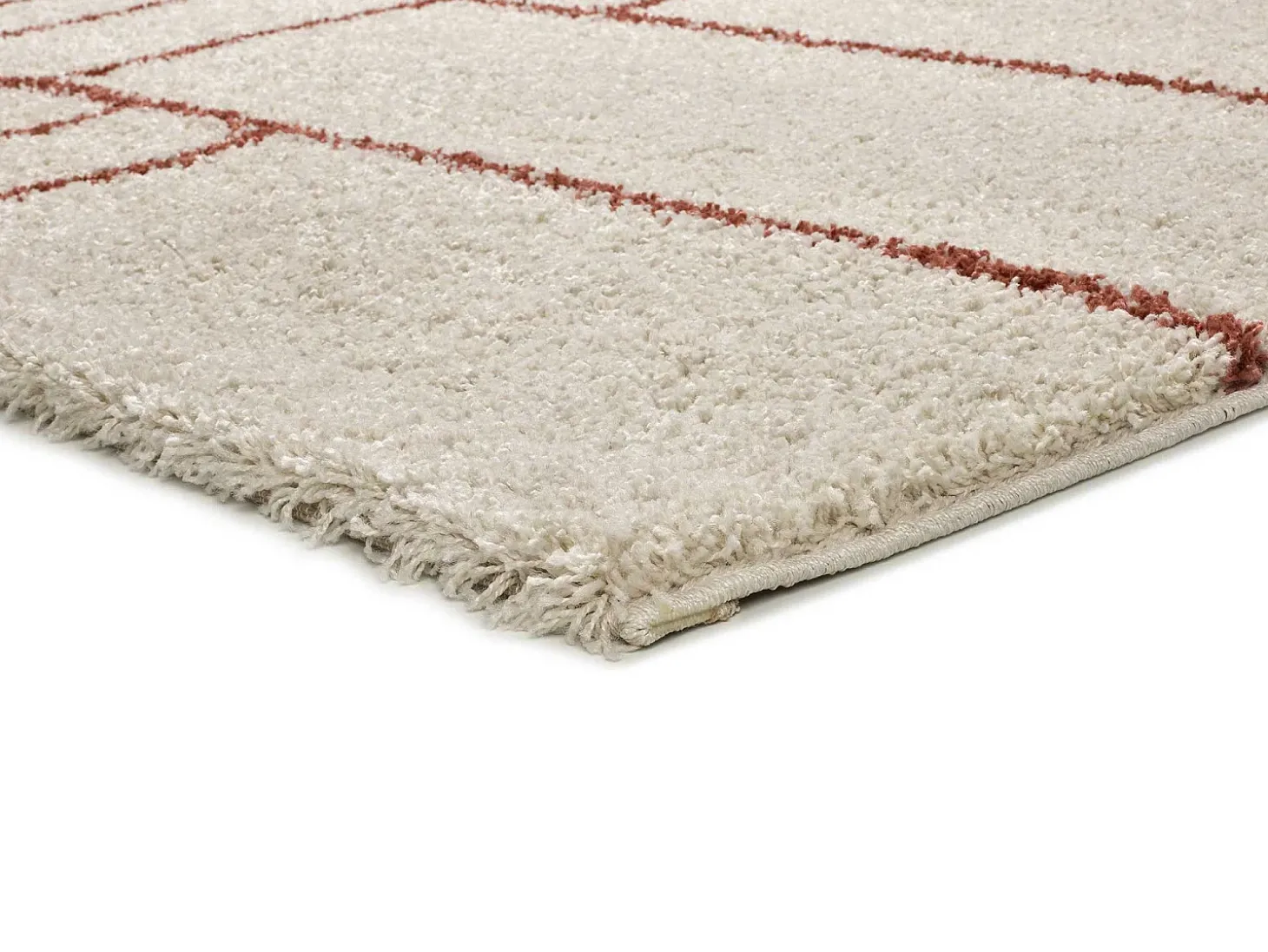 Alfombra interior - shaggy geométrico - caldera - 80 x 150 cm - HELIA