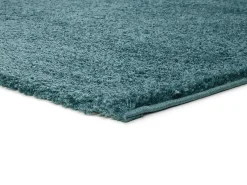 Alfombra interior - shaggy liso - azul - 60 x 120 cm - ATLAS