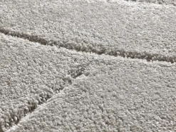 Alfombra interior - shaggy - plata - 60 x 120 cm - MOLIER