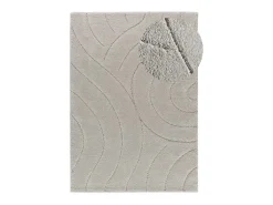 Alfombra interior - shaggy - plata - 60 x 120 cm - MOLIER