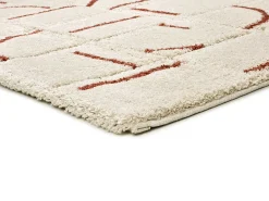 Alfombra interior - shaggy geométrico - caldera - 133 x 190 cm - BRENDA
