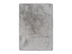 Alfombra interior - shaggy liso - plata - 60 x 100 cm - ALPACA