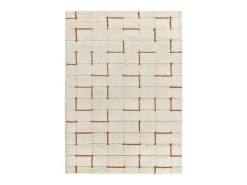Alfombra interior - shaggy geométrico - caldera - 80 x 150 cm - BRENDA