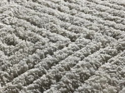 Alfombra interior - shaggy - plata - 160 x 230 cm - ATESA