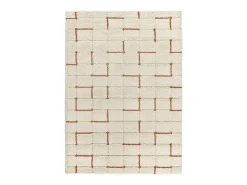 Alfombra interior - shaggy geométrico - caldera - 60 x 120 cm - BRENDA