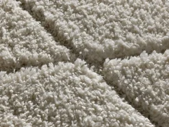 Alfombra interior - shaggy - blanco - 60 x 120 cm - ATESA