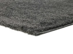 Alfombra interior - shaggy liso - antracita - 120 x 180 cm - ATLAS