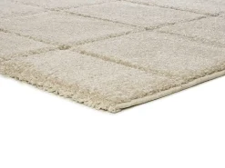 Alfombra interior - shaggy - blanco - 133 x 190 cm - MOLIER