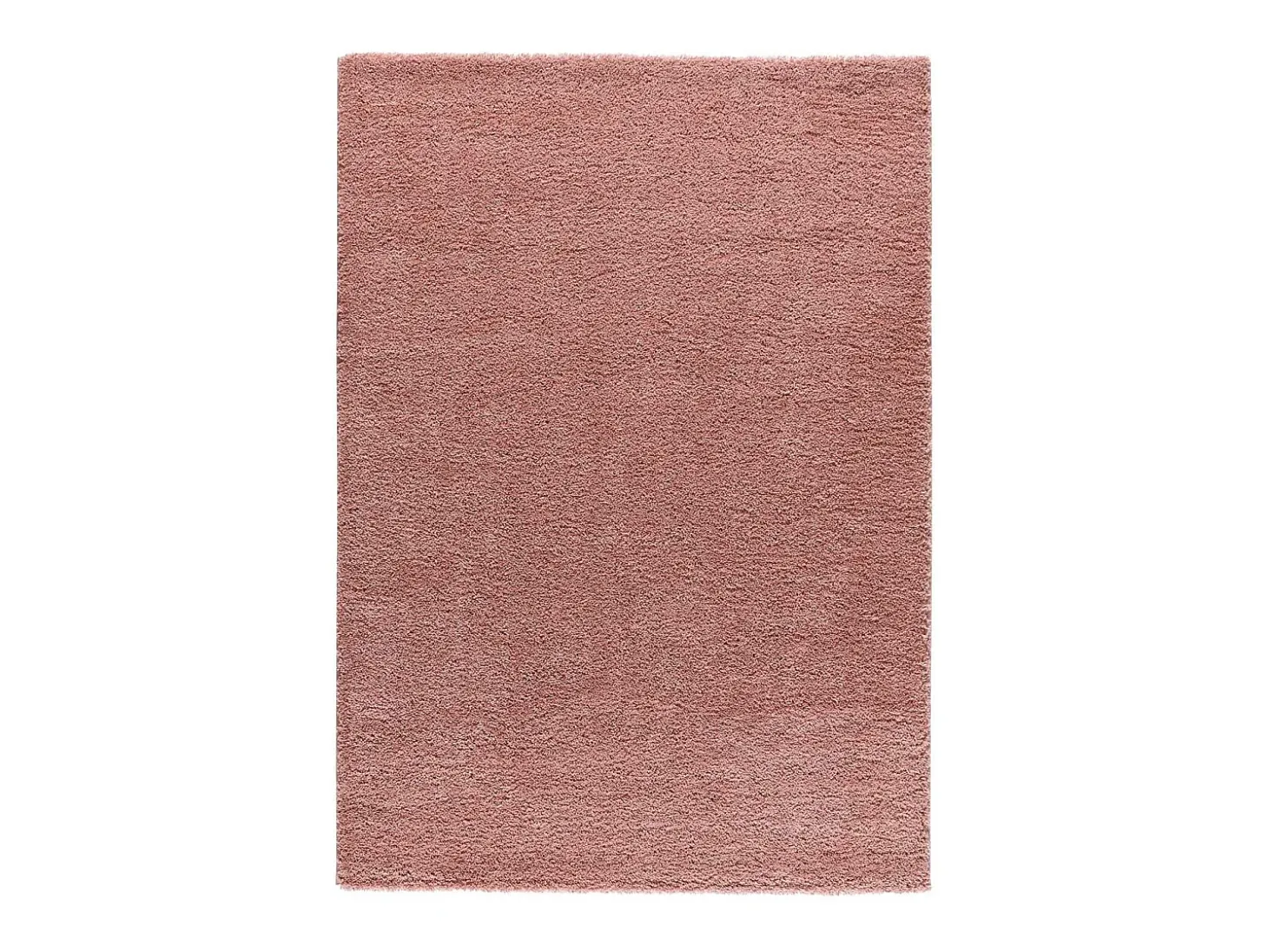 Alfombra interior - shaggy liso - rosa - 60 x 120 cm - ATLAS