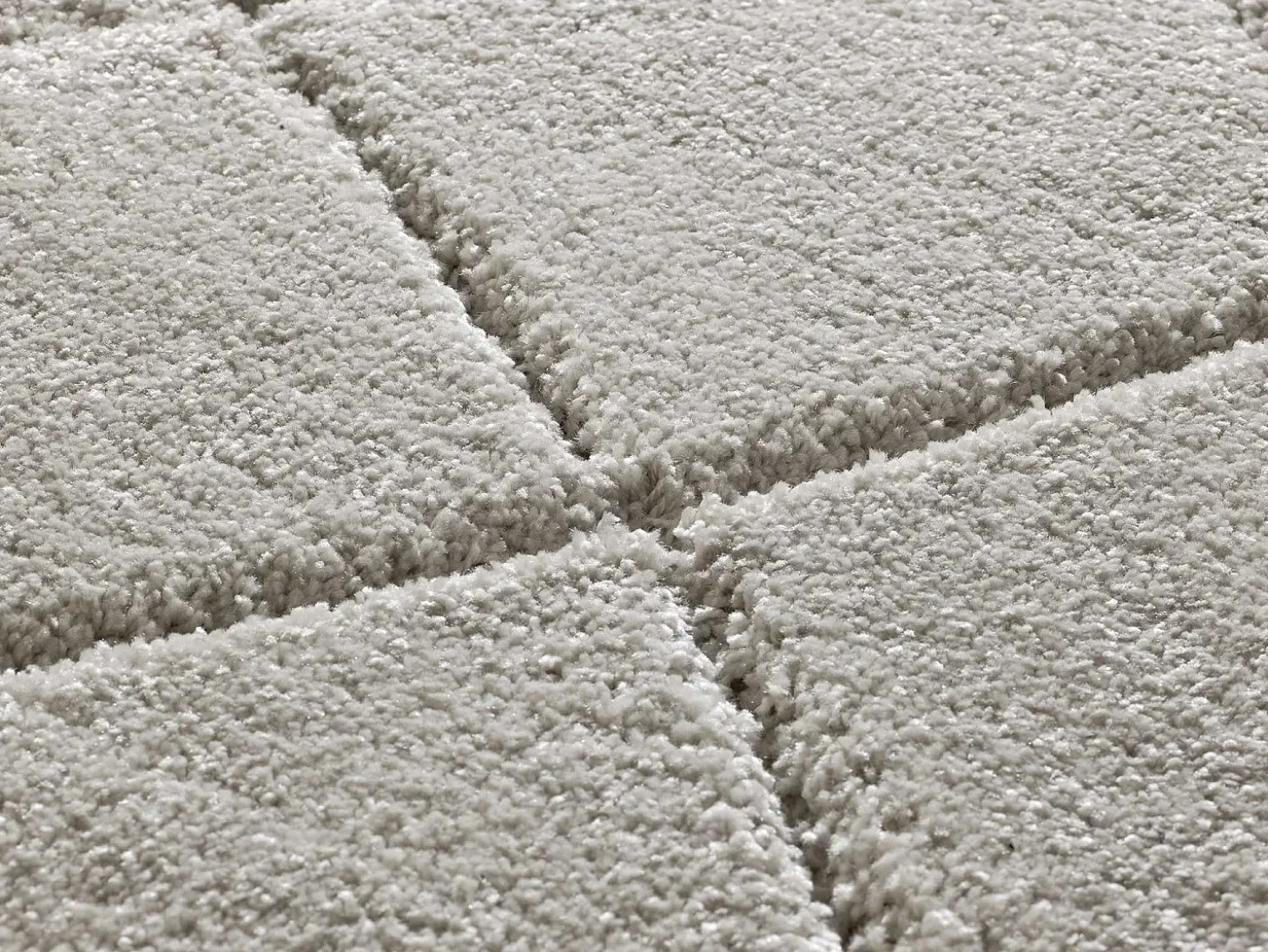Alfombra interior - shaggy - plata - 133 x 190 cm - MOLIER