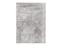 Alfombra interior - shaggy abstracta - gris - 80 x 150 cm - KIVET