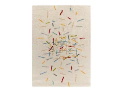 Alfombra interior - shaggy geométrico - multicolor - 160 x 230 cm - BREMEN