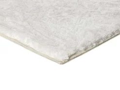Alfombra interior - shaggy liso - blanco - 60 x 110 cm - ROMA