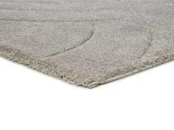 Alfombra interior - shaggy - plata - 80 x 150 cm - MOLIER