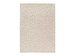 Alfombra interior - shaggy moderno - crema / negro - 200 x 290 cm - LUSH