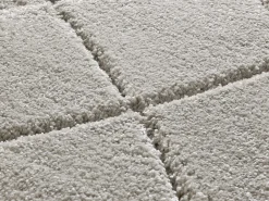 Alfombra interior - shaggy - plata - 80 x 150 cm - MOLIER